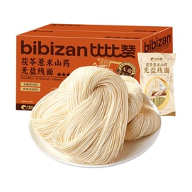 比比赞 茯苓薏米山药无盐线面 420g【无盐轻负担】【健康美味】