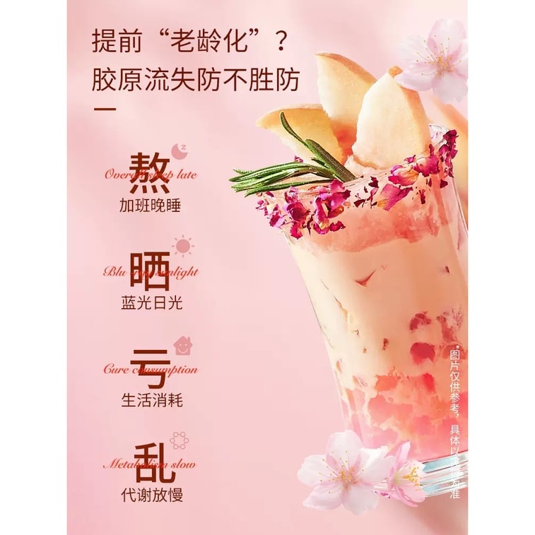 【中国直邮】 泡小燕 燕窝胶原蛋白肽饮即食双胶原鲜炖鲜泡燕窝营养 15g*6袋