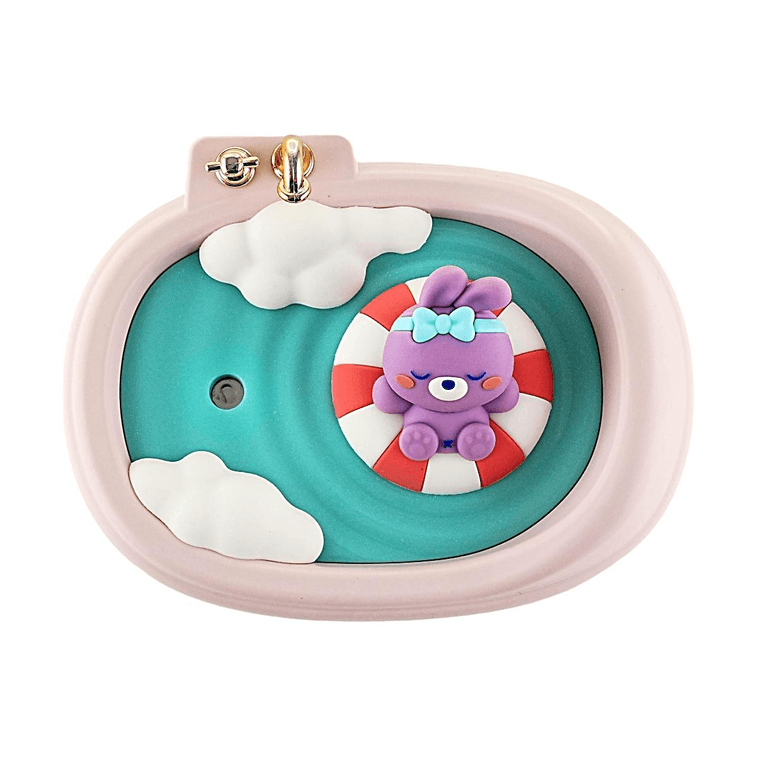 バスタブ型加湿器 USB電源 ピンク かわいいデザイン 14.8×10.5×11.4cm 3