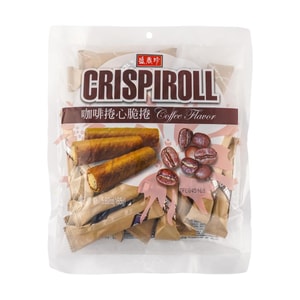 台湾盛香珍 咖啡夹心脆卷 蛋卷 165g
