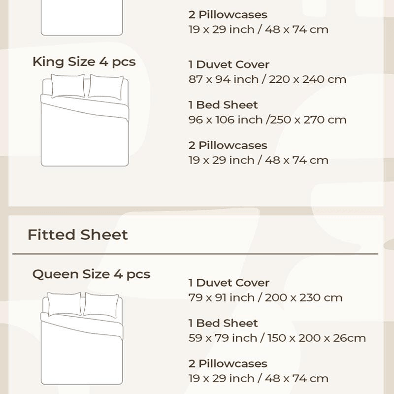 Lullabuy 櫻桃小熊床上四件套 寢具 床單被套可愛床品Double/Queen Size