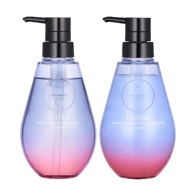 HIRITU バランスリペアシャンプー＆コンディショナーセット - 乾燥してパサついた髪に潤いを与え、保湿ケア。さらにお得！