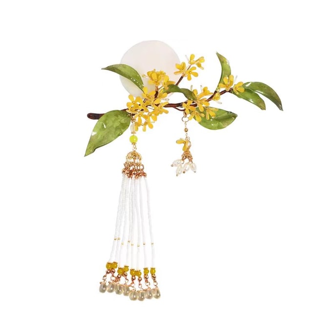 Osmanthus Flowers Hair Clasp New Chinese Hair Clasp-Soft Pole 1Pc