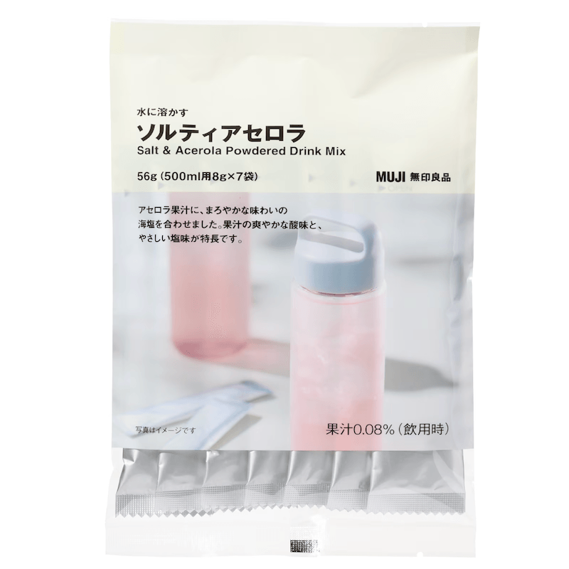 日本からの直送】無印良品（MUJI）2026年新発売 夏用水分補給＆塩分