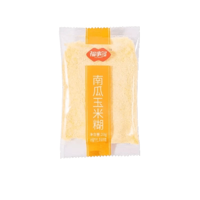 Fushiduo Pumpkin Corn Paste Instant Breakfast Fast Food 23g * 1 Bag