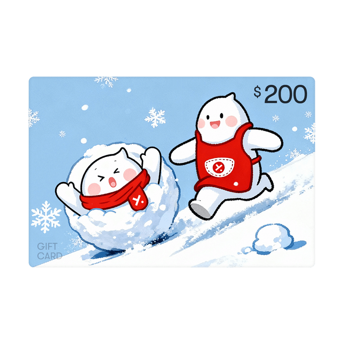 Yamieギフトカード 200ドル