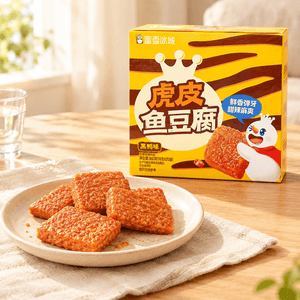 蜜雪冰城 虎皮鱼豆腐 黑鸭味 360g 【鲜香弹牙】【甜辣麻爽】