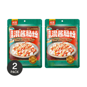 Steamed Rice Noodle Rolls Sweet&Spicy,8.99 oz *2【2 Pack】