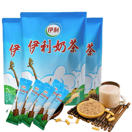  伊利 內蒙古優質奶源奶茶 400克 (25克*16袋) 一袋裝 原香鹹味 高鈣配方 零反式脂肪酸