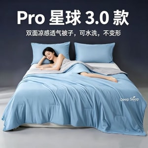 SUMMER COMFORTER 220x240cm LIGHT BLUE