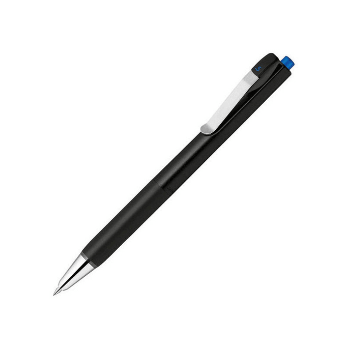 Blue U Ballpoint Pen Blue Ink 0.5 mm Black Barrel