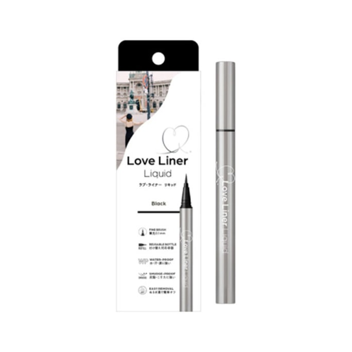 Liquid Eyeliner R5 Black 0.019fl oz Waterproof Smudge-proof Ultra-fine Tip