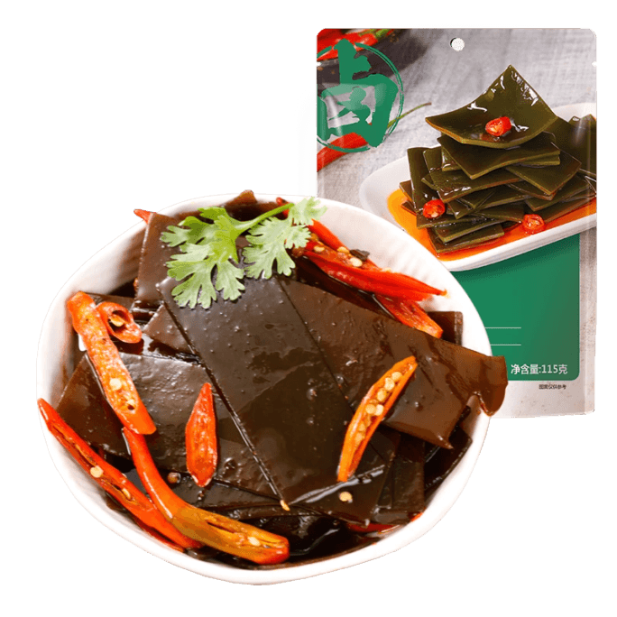 Xiaohu Duck Daily Vegetarian Spicy Kelp Slices 115g * 1 Bag