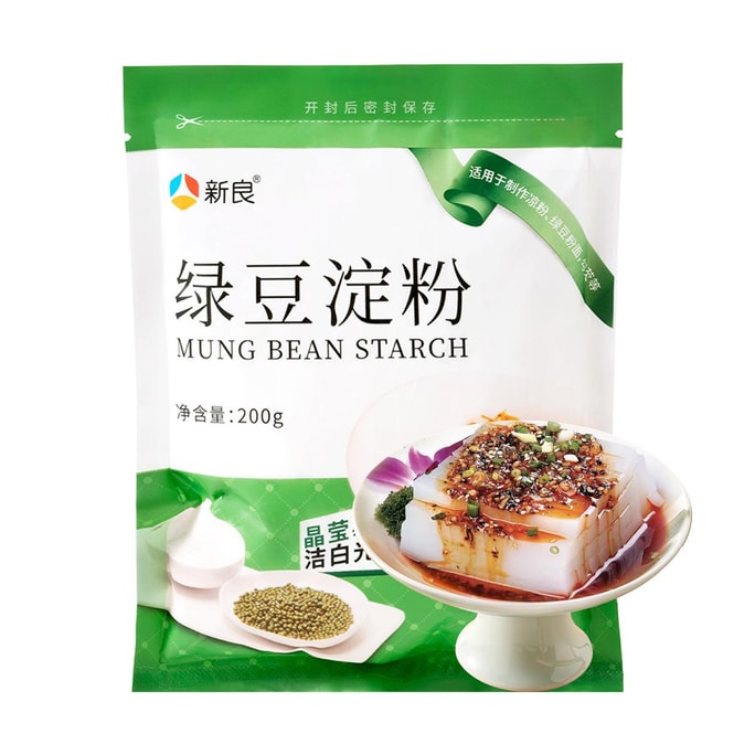 新良 绿豆淀粉 200g【晶莹剔透洁白光亮】【可制作川北凉粉凉皮】