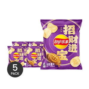 Potato Chips, Abalone Flavor, 1.97 oz *5【5 Packs】【Limited Edition】
