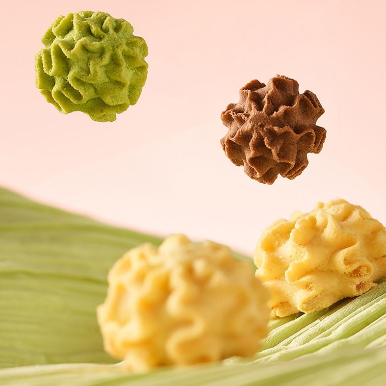 Small Flower Cookie, Matcha  Cocoa  Original Flavor,12.35 oz 8