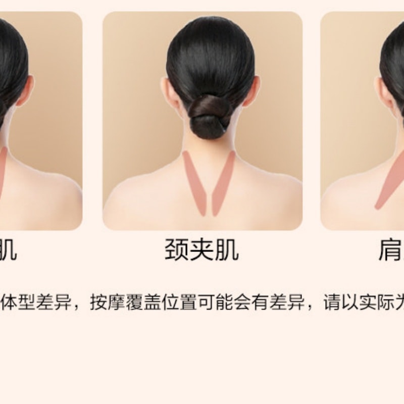 【中国直邮】 SKG 颈椎按摩器肩颈按摩仪腰部背部肩膀斜方肌脖子H5 一个装