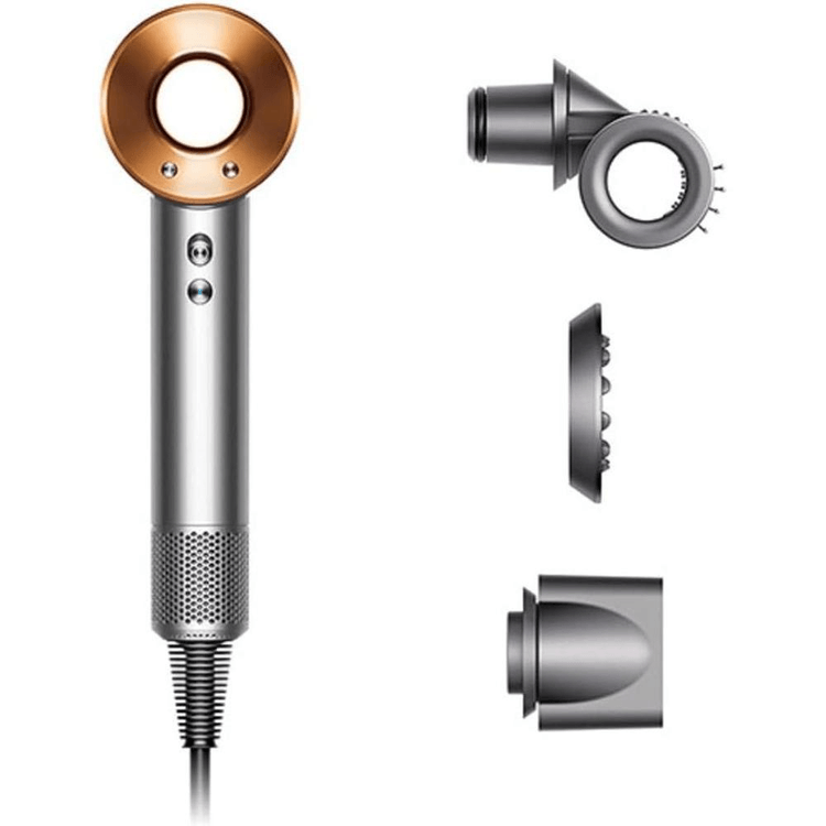 Dyson Supersonic Shine Hair Dryer (Nickel/Copper Color HD15 ULF BNBC) -  Large Air Volume Nickel/Copper Complete M