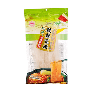 Sichuan Sour & Spicy Wide Potato Noodles 17.6 oz 【Chewy and Smooth】【Perfect for Hot Pot】