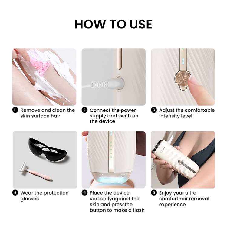 AMIRO IceSmooth Hair Removal IPL Device - Yami.com