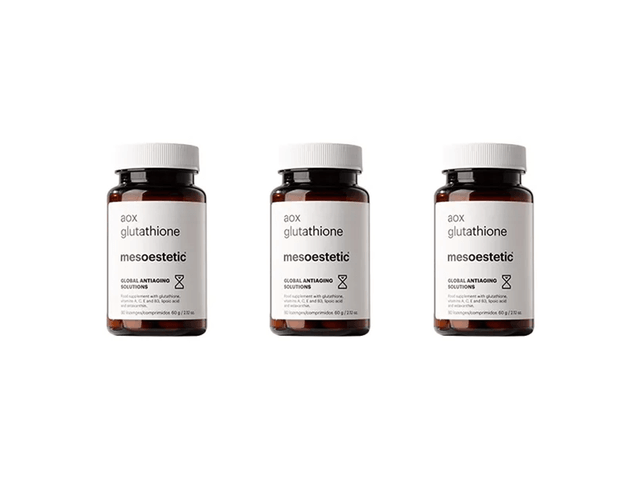 aox Glutathione Anti-Oxidation & Anti-Glycation Pills 60  Capsules/Bottle✖️3