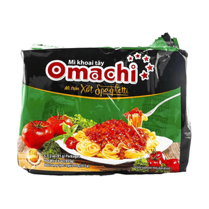 越南OMACHI 泡麵即食拌麵 番茄醬義大利麵味 91g*5包