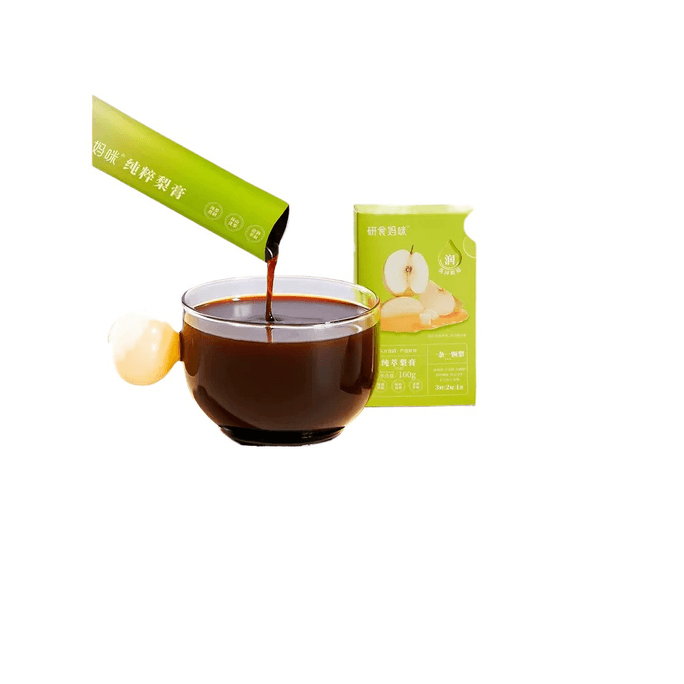 Pure Extract Pear Paste 100% Dangshan Crisp Pear 100G 1 Box