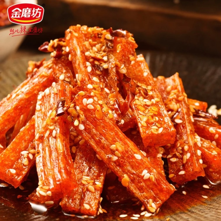  金磨坊 芝麻辣条 大面筋 360克(90克×4袋) 3