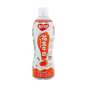银鹭 花生牛奶 特调红茶风味 450ml【双蛋白饮品】
