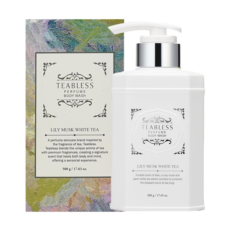 Perfume Body Wash Lily Musk White Tea, 17.64 oz 3