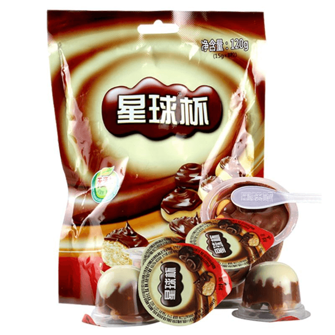 Sweet Star Cup Candy Chocolate Biscuits Delicious Internet Celebrity Nostalgic Children's Leisure Snacks 120g * 1 Bag