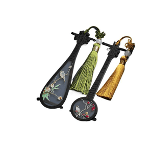 Chinese Style Cultural And Creative Gift: Huaniao+bamboo Language Double Bookmark 3.4 * 13cm