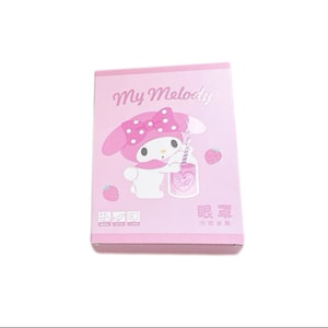 Cooling Eye Mask Relieves Eye Fatigue Cartoon Eye Patch 6 Pc - My Melody 1 box