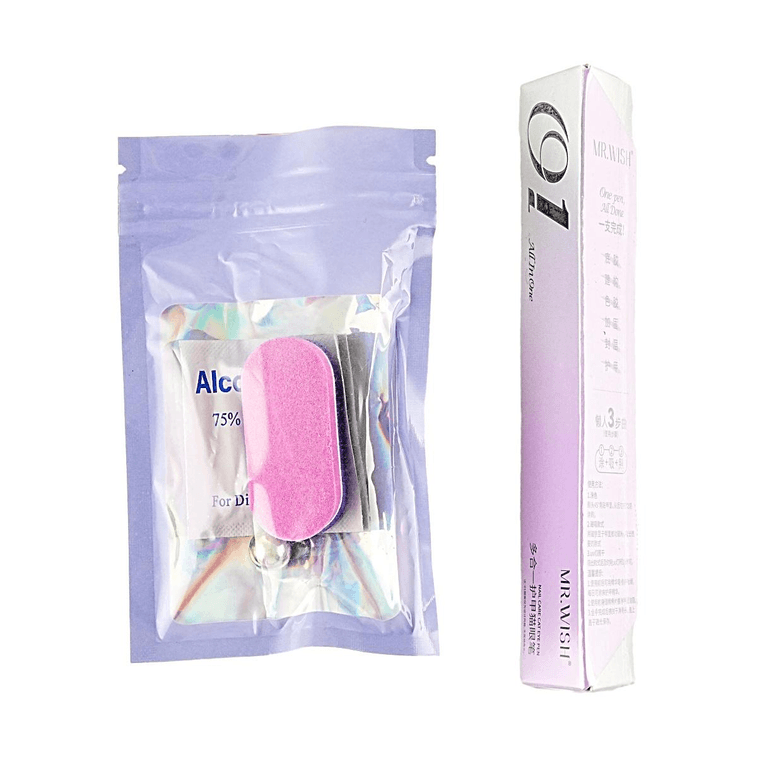 Nail Care Cat Eye Pen, 7in-1nail Art Pen, #Blossom Brew【BEST】 3