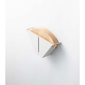 Magnetic Coffee Filter Case - Size 04 - Steel Wood