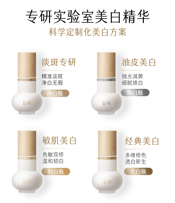 穀雨 【性價比夯爆-美白囤裝2瓶】實驗室淨白瓶【淡斑專研】【28天精準淡斑】 光蘊淡斑煥白精華液【細胞ATP科技】 美白精華 修護保濕【娜扎代言】25ml/瓶