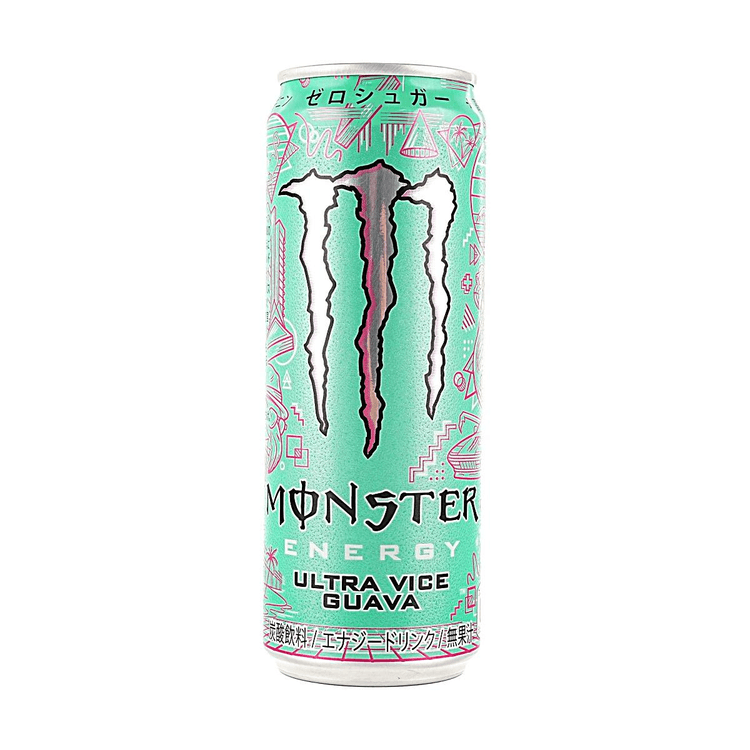 Monster Energy モンスターエナジー ウルトラバイスグアバ、砂糖不使用