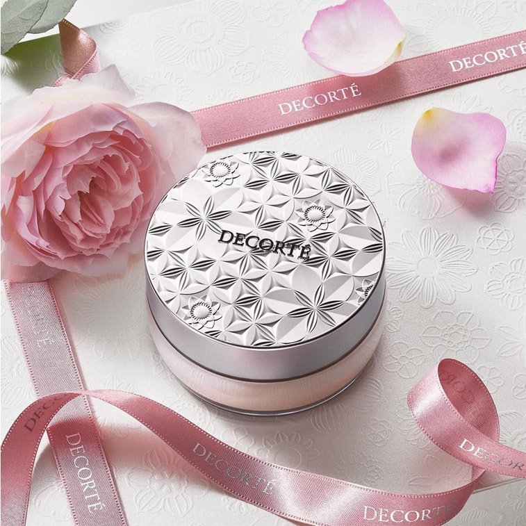 코스메 데코르테 화이트 샌달우드 루스 파우더 (일본) - 유분 조절, 오래 지속되는 세팅 파우더, 모공 축소, 실키 파우더, 00호, 20g 3