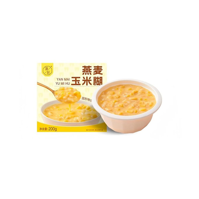 滋时 燕麦玉米糊 200g/碗