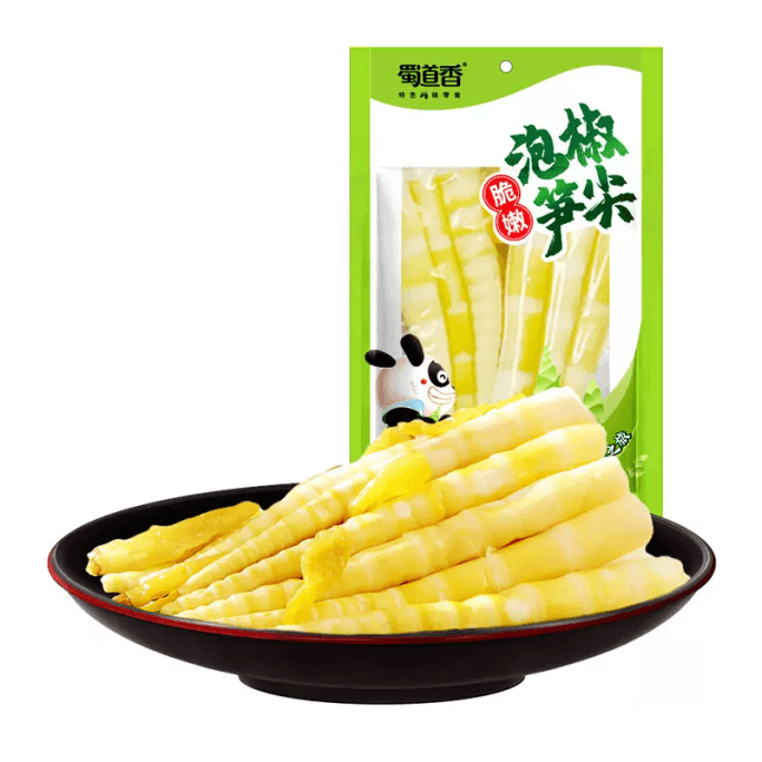 Shu Dao Xiang Casual Snacks, Pickled Peppers And Bamboo Shoots, 80g * 1 Bag
