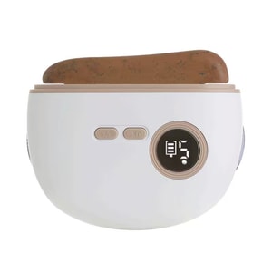 MEOJIE 비안스톤 마사지기/과샤 기구(화이트) (에센셜 오일 3병 포함)