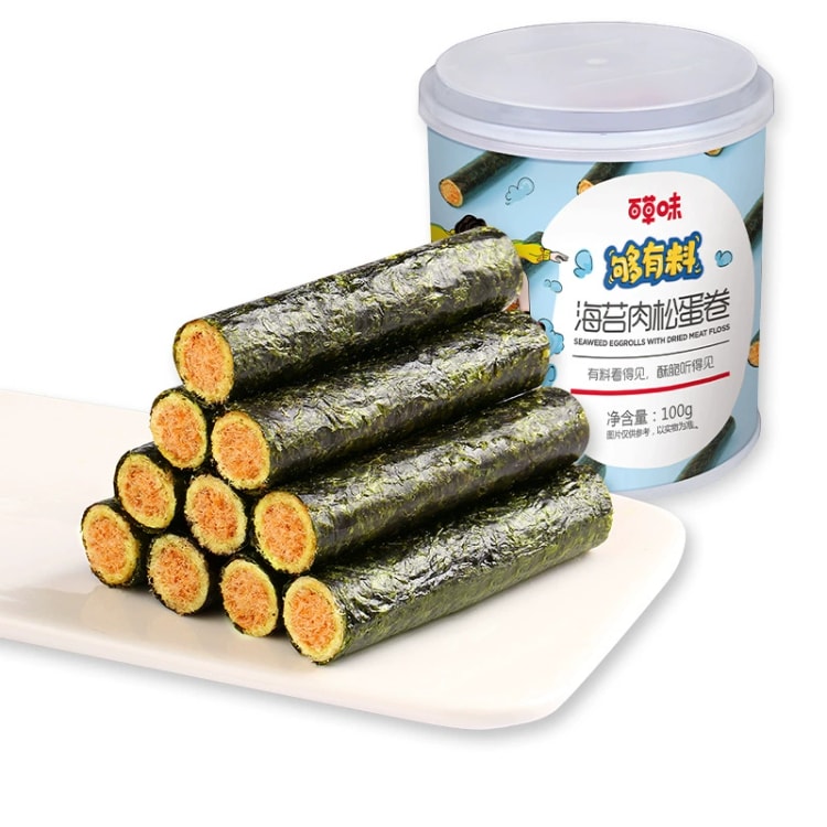 中国からの直送】Be&Cheery 海苔巻き 100g お子様用おやつ 寿司海苔