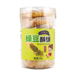千百味 绿豆酥饼 225g