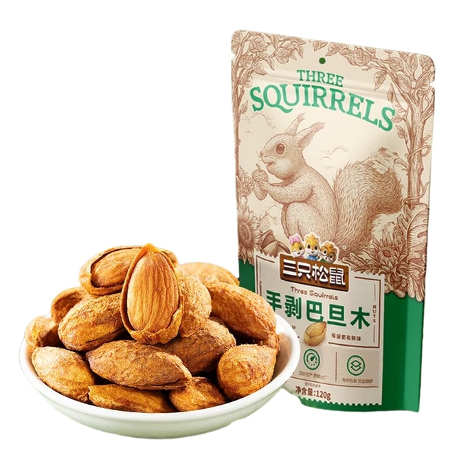 Hand-peeled almond roasted nuts snack for children 120g*1 bag