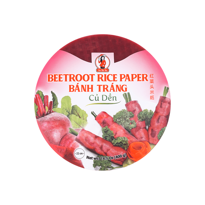 Beetroot Rice Paper 400g