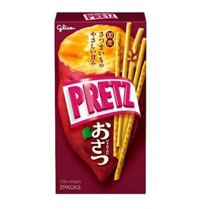 グリコジャパン、グリコポッキー限定版さつまいも味チョコレートクリスプ、2個入り