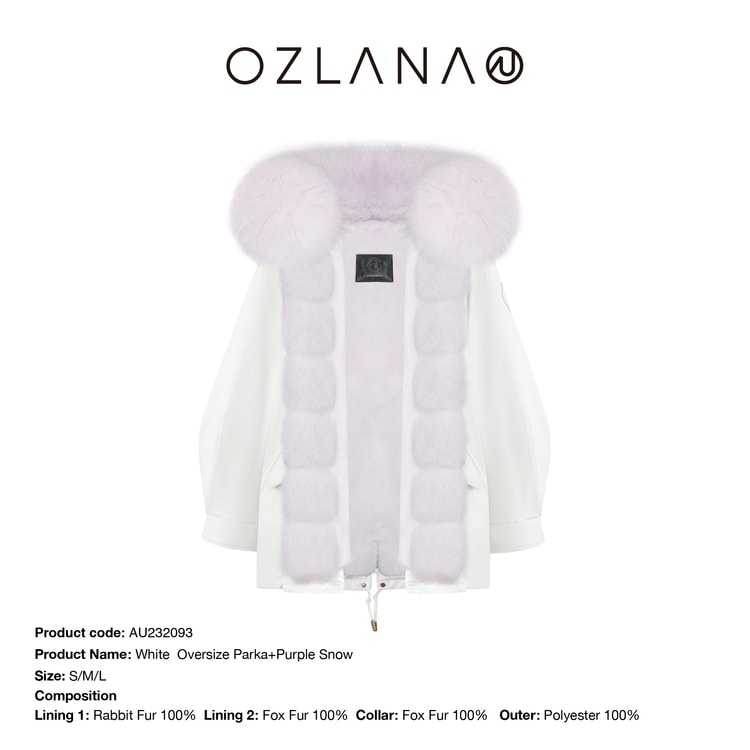 中国からの直送】【先行販売】OZLANA冬を暖かく保つファー一体型女性用