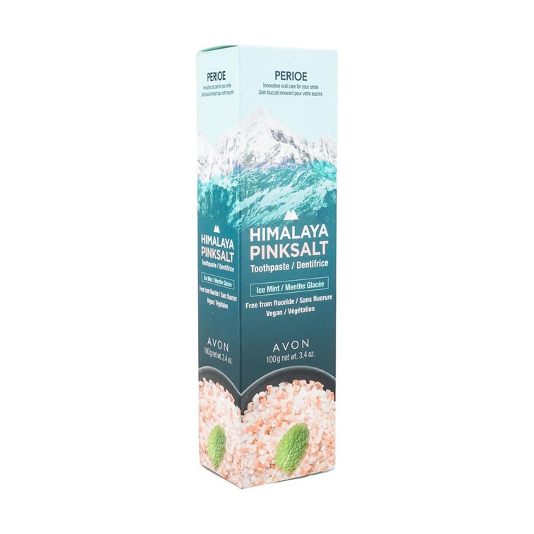 ヒマラヤピンクソルト歯磨き粉、フッ素/歯磨剤不使用、アイスミント、3.5オンス 3