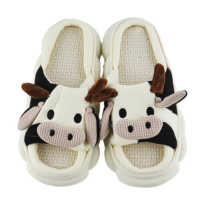 Slippers House Slides Cow Size 37