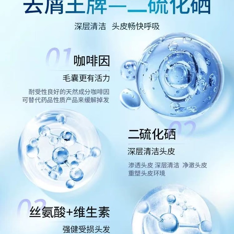 【 Effectively Inhibit Malassezia 】 200ml selenium disulfide shampoo for dandruff and itch relief, targeting seborrheic hair follicles 4